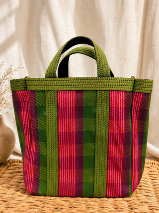 Bolsa Picnic rosa y verde Babachic