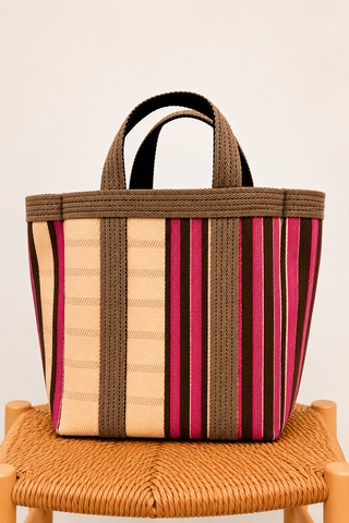 Bolsa Picnic rosa y beige Babachic