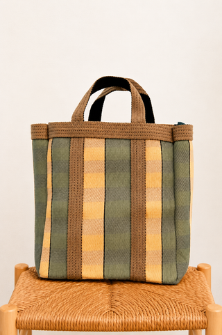 Bolsa Picnic verde claro y marron claro Babachic