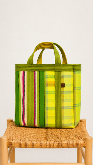 Bolsa Picnic amarilla y verde Babachic