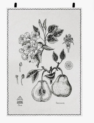 Paño de cocina de Luz Editions, Colección Botánica: Peral.