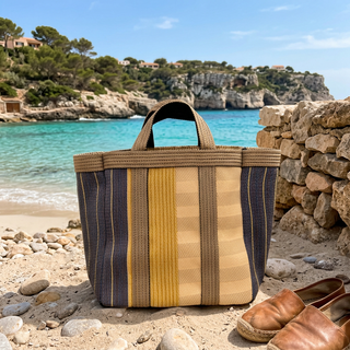Bolsa Picnic azul y amarillo Babachic