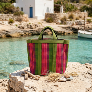 Bolsa Picnic rosa y verde Babachic
